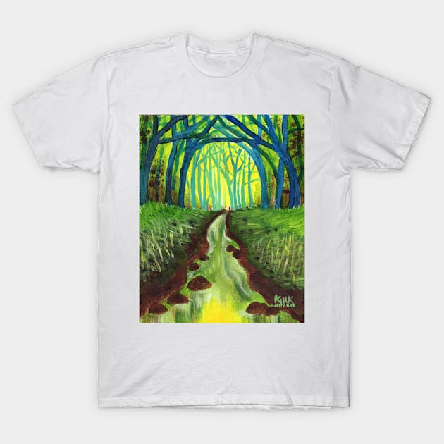 'Blue Ridge Rumination #36'' T-Shirt by jerrykirk